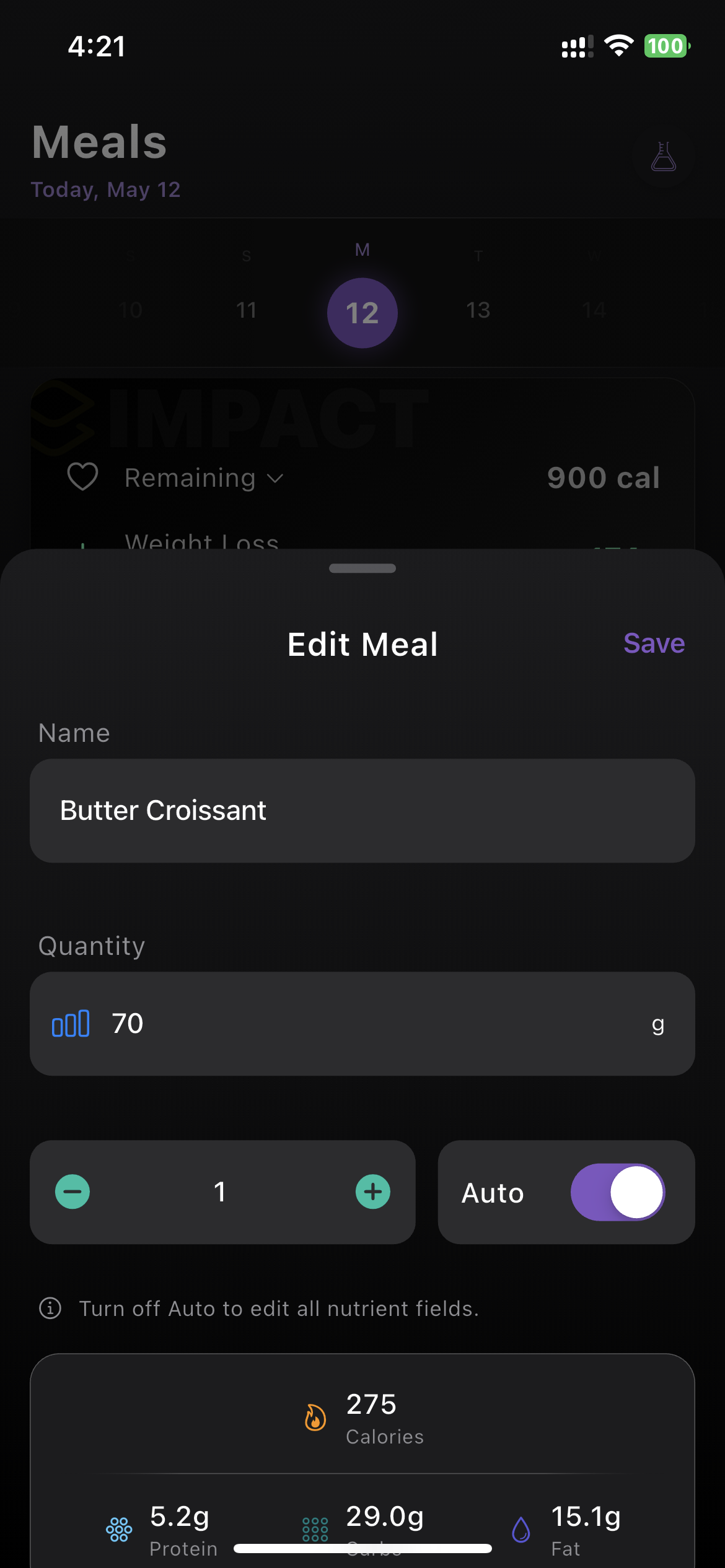 Effortless Adjustments - Getter App Screenshot